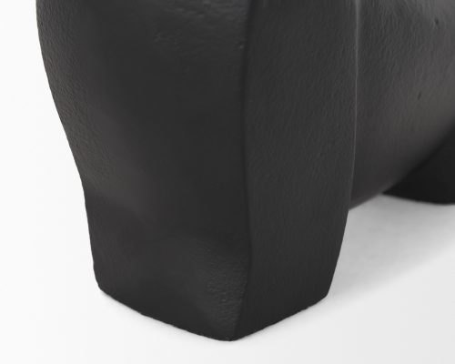 Mercana Radu Small Matte Black Metal Bull Decorative Object - Image 11
