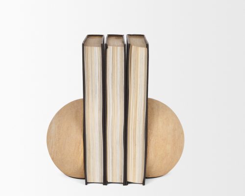 Mercana Rahmi Sandstone Orb Bookends - Image 4