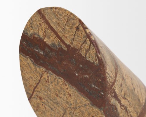 Mercana Rahima Brown Forest Marble Angled Bookends - Image 8