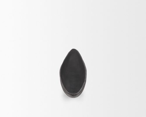 Mercana Piero Small Matte Black Metal Decorative Bowl - Image 4