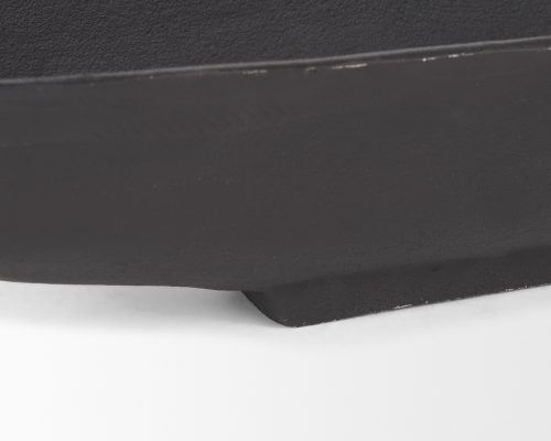 Mercana Piero Small Matte Black Metal Decorative Bowl - Image 7