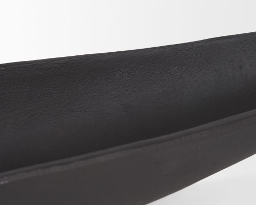 Mercana Piero Small Matte Black Metal Decorative Bowl - Image 8