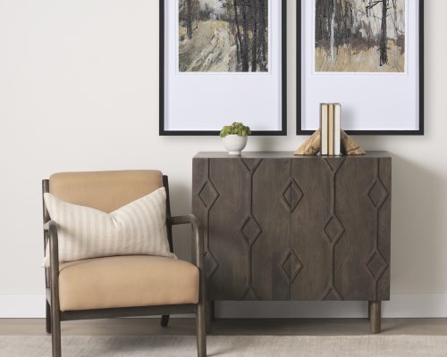 Mercana Rahima Brown Forest Marble Angled Bookends