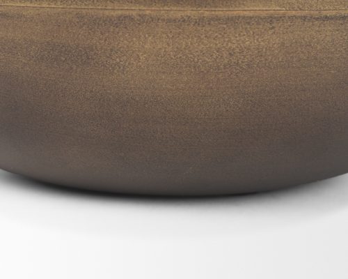 Mercana Tomiko Decorative Brass Finished Cast Aluminum Round Bowls - Image 9
