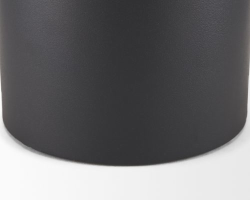 Mercana Tosca Small Matte Black Metal Vase - Image 8