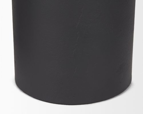 Mercana Petria Matte Black Textured Metal Taper Candle Holders - Image 9