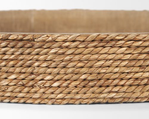 Mercana Wheaton Light Brown Wood w/ Natural Jute Serving Trays - Image 10
