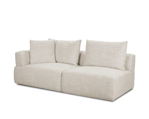 Mercana Warner Oatmeal 2 Piece Long Sofa Set - Image 3
