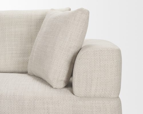 Mercana Warner Oatmeal 2 Piece Long Sofa Set - Image 5