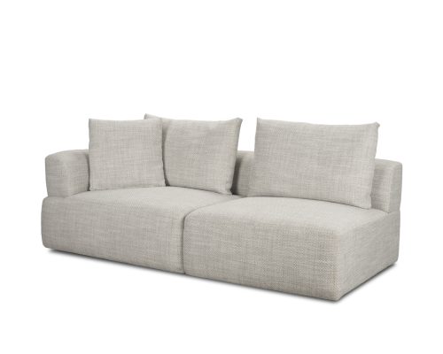 Mercana Warner Gray 2 Piece Long Sofa Set - Image 3
