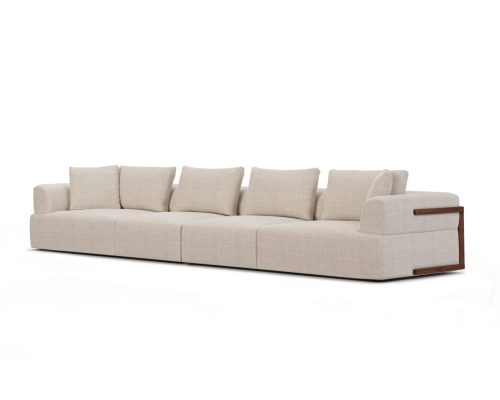 Mercana Warner Oatmeal 2 Piece Long Sofa Set