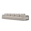 Mercana Warner Gray 2 Piece Long Sofa Set
