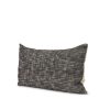 Mercana Jalia Cream and Black Cotton Decorative Lumbar Pillow Cover