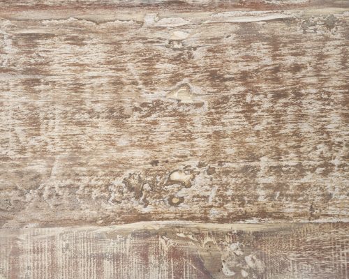 Mercana McArthur 84" Whitewash Reclaimed Wood Dining Table - Image 3