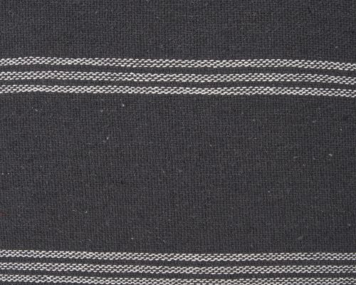 Mercana Jayme Gray and White Striped Cotton Decorative Lumbar Pillow Cover - Image 8