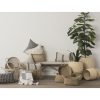 Mercana Emra (Set of 3) Light Brown Seagrass Rectangular Basket W/ Handles