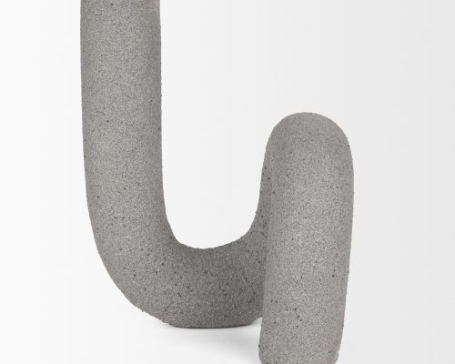 Mercana Kailyn Resin Textured Concrete Gray Decorative Object - Image 3