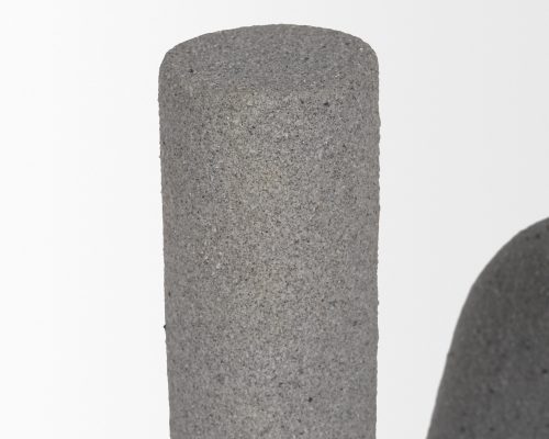 Mercana Kailyn Resin Textured Concrete Gray Decorative Object - Image 6