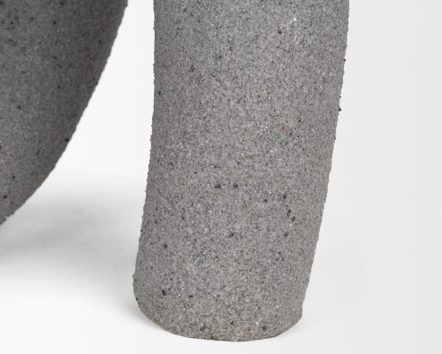 Mercana Kailyn Resin Textured Concrete Gray Decorative Object - Image 8