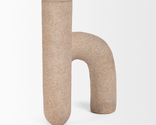 Mercana Kailyn Resin Textured Concrete Gray Decorative Object - Image 4