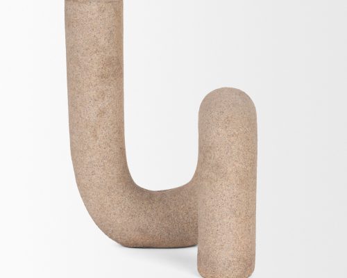 Mercana Kailyn Resin Textured Concrete Gray Decorative Object - Image 5