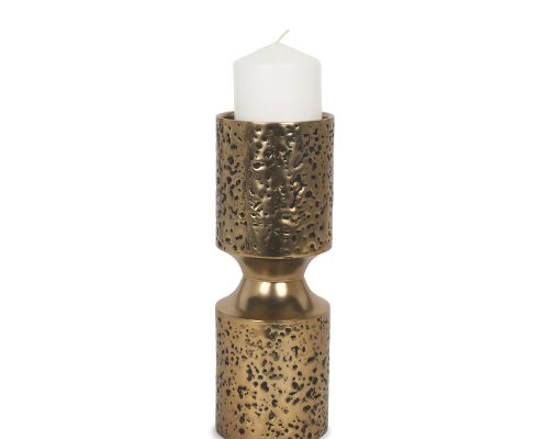 Mercana Akira Small Metal Pillar Candle Holder - Image 9