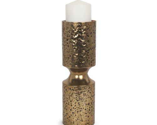Mercana Akira Large Metal Pillar Candle Holder - Image 6