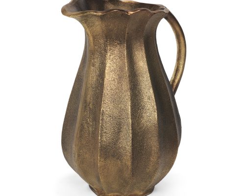 Alternative view of Mercana Anya Scalloped Petal Cast Metal Jug
