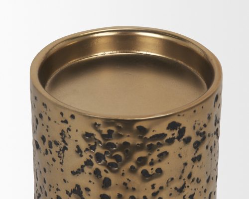 Mercana Akira Small Metal Pillar Candle Holder - Image 5