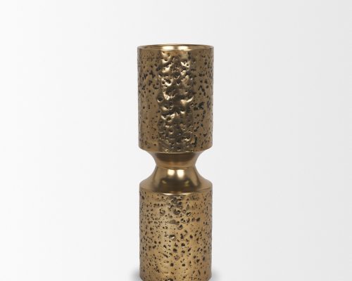 Mercana Akira Large Metal Pillar Candle Holder - Image 4