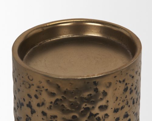 Mercana Akira Large Metal Pillar Candle Holder - Image 5