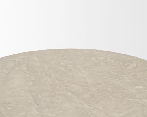 Mercana Mesa Round Stone Finish Pillar Accent Table - Image 7