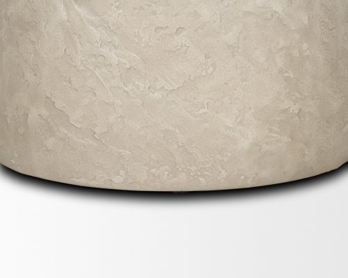 Mercana Mesa Round Stone Finish Pillar Accent Table - Image 9
