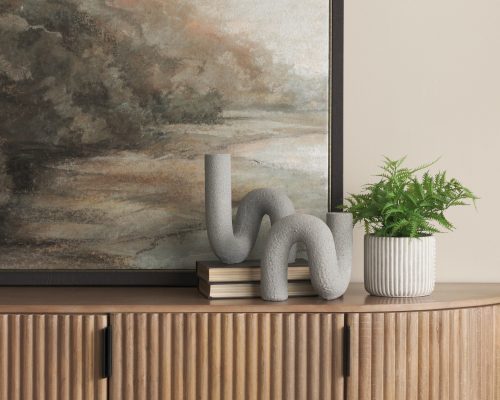 Mercana Kailas Resin Textured Decorative Object - Image 3