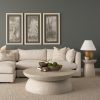 Mercana Mesa 48" Round Stone Finish Coffee Table