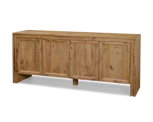 Mercana Notts Brown Wood 4-Door Closed Sideboard