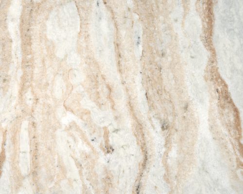 Mercana Marbrello 60" Pink Marble Top Espresso Brown Fluted Wood Round Dining Table - Image 3