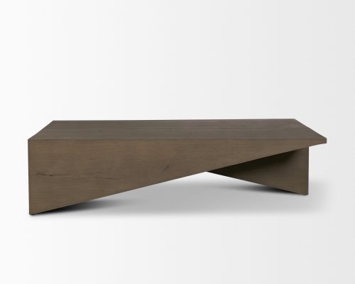 Mercana West Oak Wood Rectangular Coffee Table - Image 3