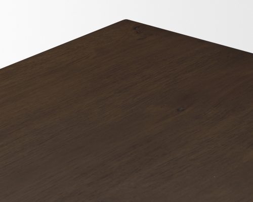 Mercana Belford 3-Drawer Dark Brown Oak Wood Closed Nightstand - Image 10