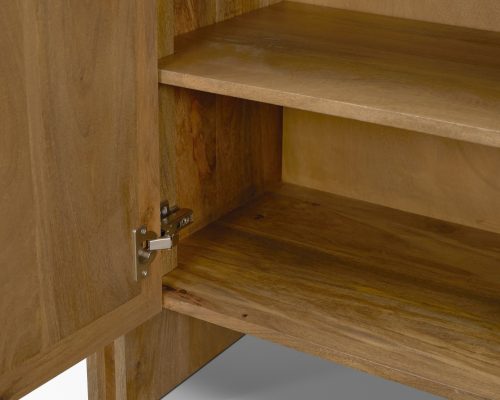 Mercana Notts Brown Wood 2-Door Accent Cabinet - Image 11