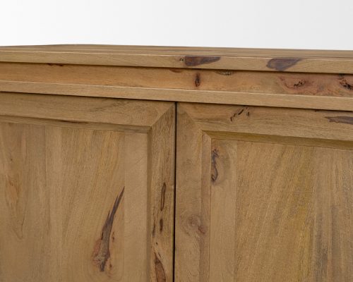 Mercana Notts Brown Wood 2-Door Accent Cabinet - Image 12