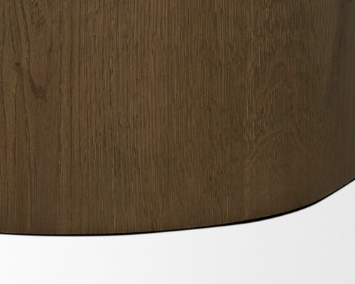 Mercana Lyonne Oblong Medium Brown Oak Wood Coffee Table - Image 9