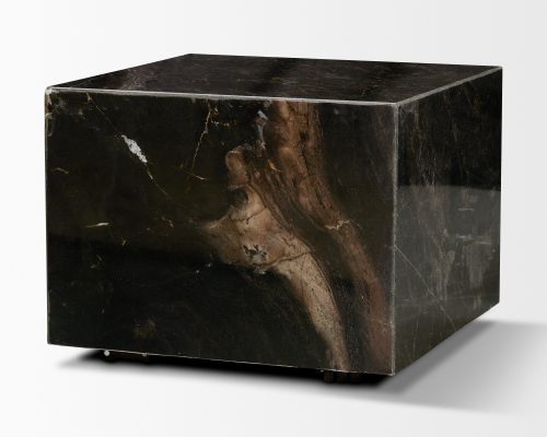 Mercana Quadra 20" Solid Cappuccino Marble Square Coffee Table - Image 5