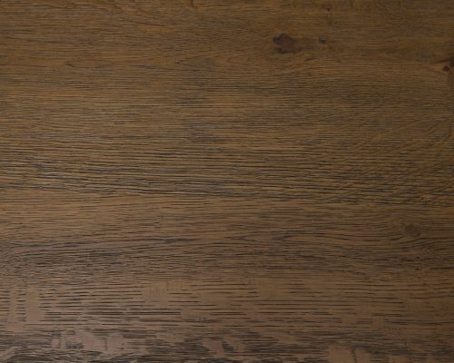 Alternative view of Mercana Kendrix 84" Dark Brown Oak Wood Extendable Rectangular Dining Table