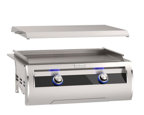 Fire Magic Echelon Built-In Gourmet Griddle with Black Glass