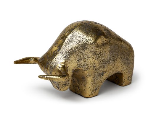 Mercana Tauro 9L x 4W Cast Aluminum Raging Bull