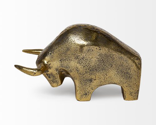 Alternative view of Mercana Tauro 9L x 4W Cast Aluminum Raging Bull