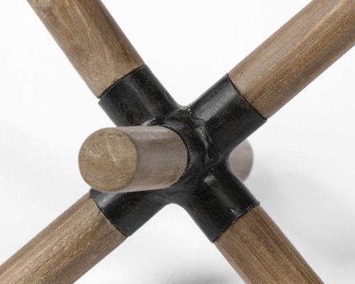 Mercana Stuhrling Brown Wood W/ Black Metal Jack - Image 7