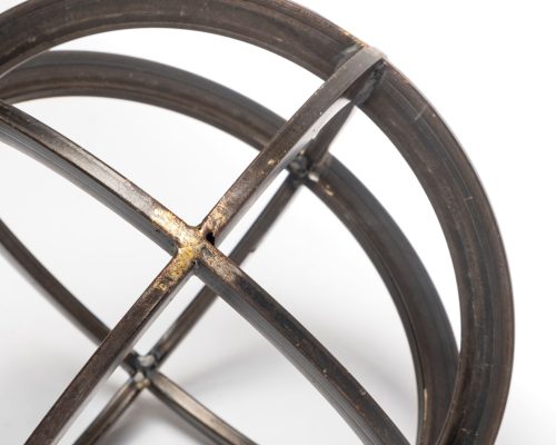 Mercana Galenna Black Metal Circular Decorative Orb - Image 6