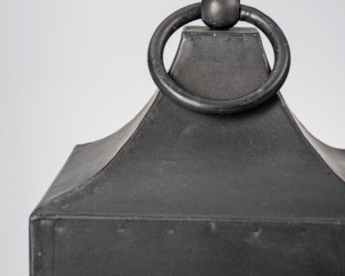 Mercana Ina Charcoal Metal Candle Holder Lantern - Image 8